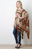 Tie Dye Handkerchief Poncho Top