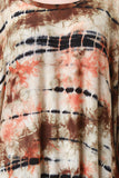 Tie Dye Handkerchief Poncho Top