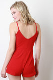 V-Neckline Romper