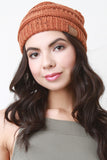 Speckle Ridged Knit Beanie