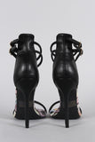 Wild Diva Lounge Snake Soul Open Toe Heel