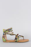 Bamboo Nexus Ankle Cuff Flat Sandal