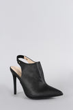 Anne Michelle Pointy Toe Mule Pump