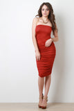 Ruched Sides Tube Dress