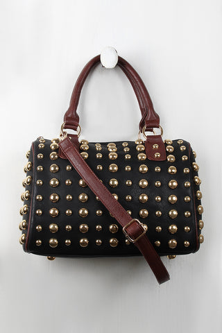 Studded Barrel Bag