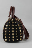 Studded Barrel Bag