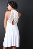 Crochet Back Tank Dress