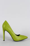 Delicious Simple Pointy Toe Stiletto Pump