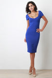 Sweetheart Bodycon Midi Dress