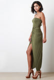 Goddess Tube Knotted Maxi Dress