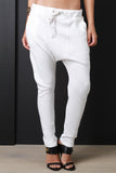 Drop-Crotch Jogger Pants