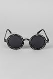 Lattice Round Eye Sunglasses