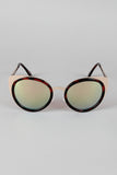 Redux Metallic Frame Cat Eye Sunglasses