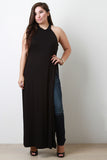 Halter Maxi High Slits Top