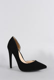 Wild Diva Lounge Pointy Toe Dorsay Pump