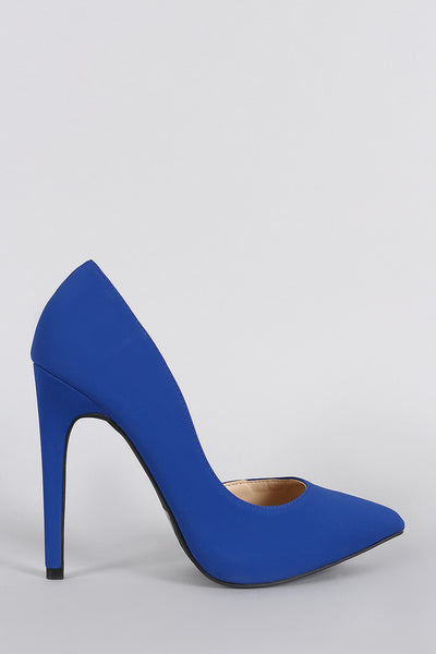 Wild Diva Lounge Pointy Toe Dorsay Pump