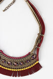 River Tribe Woven Plate Necklace