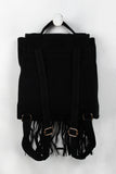 Suede Fringe Backpack