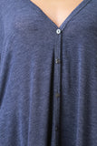 Longline Button-up Cardigan Top