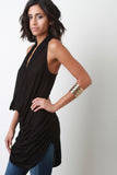 Cowl Neck Halter Sleeveless Dress