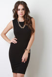 Chain Necklace Dropped Arm Hole Dress