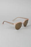 Round Clubmaster Sunglasses