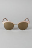 Round Clubmaster Sunglasses