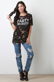 Party Recruiter Camouflage Top