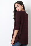 Striped Dolman Sleeves Top