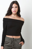 Off The Shoulder Crop Top