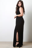 Side Slit Wide Leg Jumpsuit