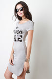 Queen Bae Short Sleeve Dress