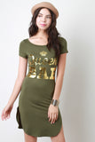 Queen Bae Short Sleeve Dress