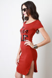 Queen Bae Short Sleeve Dress