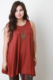 Relaxed Fit Longline Sleeveless Top