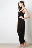 Draping Sides Harem Jumpsuit