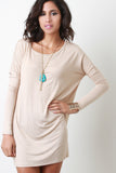 Boxy Long Sleeve Mini Dress