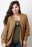 Relaxed Fit Slub Knit Cardigan