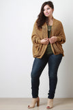 Relaxed Fit Slub Knit Cardigan