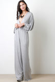 Jersey Knit Palazzo Jumpsuit