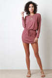 Marled French Terry Mini Dress