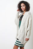 Oversized Layering Dolman Knit Cardigan