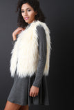 Solid Faux Fur Vest