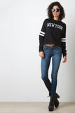 New York Jersey Sweatshirt Top