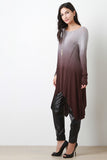 Sharkbite Oversized Long Sleeves Ombre Trapeze Dress