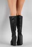 Speed Limit 98 Chunky Lug Sole Platform Heeled Boots